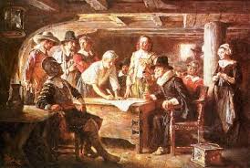 The Mayflower Compact Was The 1st Governing Document Of Plymouth Colony It Was Written By The Colonists Pilgrim Mayflower Compact Plymouth Colony May Flowers