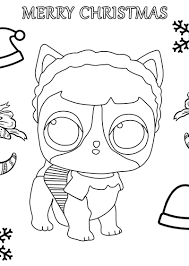 Lol surprise winter disco glitter globe (12 images) lol surprise winter disco fluffy pets (18 images) Lol Christmas Coloring Pages Free Printable Of Christmas Dolls
