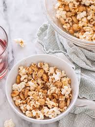 Toss with 16 cups hot popcorn and 2 tablespoons chopped chives. Sweet And Spicy Popcorn Recipe Foodiecrush