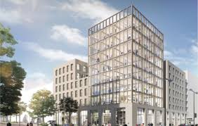 The highest residential tower made of wood in france, in the city center of bordeaux. Avec Ses 57 M La Tour Hyperion Dont La Livraison Est Prevue En 2020 Pres De La Gare De Bordeaux Saint Jean Constituera La Construction Bois La Plus Haute De France