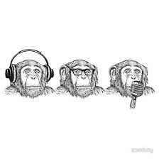 See No Evil Hear No Evil Speak No Evil Monkeys Hear Evil See Evil Speak Evil T Shirt By Zomboy Monkey Tattoos Evil Daddy Tattoos