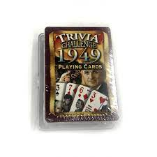 Ask questions and get answers from people sharing their experience with risk. Facts From Year 1949 Trivia Deck And Playing Cards