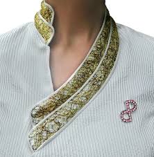 Porscia Yeganeh Trademark Design Collar Inspired By The Architectural Broken Walls Of The Roman Coloss Neck Designs Kurti Neck Designs Churidar Neck Designs