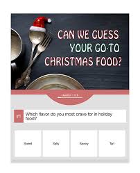 A turkey with cranberry sauce 5. It S Quizmas 22 Christmas Quiz Ideas Second Street Lab