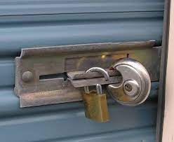 The short 'embedded' hasp is not easily cut by bolt cutters, and the round shape makes it difficult to strike with a hammer unlike the flat cross surface provided by standard padlocks. How To Choose A Lock For Your Storage Unit Storagefront Com