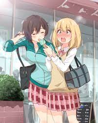 Asagao To Kase San Kase Tomoka Yamada Yui Shoujo Ai Anime Art Sarfata Gambar Anime Gambar
