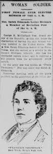 Women Soldiers in the Civil War, Part 2: Their Service Remembered in  Library of Congress Primary Sources