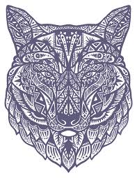 Mandala tete de loup 1 ce joli loup nattend qua etre colorie dans ce joli mandala tres original a vous de jouer. Artherapie Ca