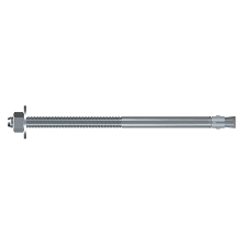 This will protect the threads from damage when the wedge anchor is hammered into the hole and into the concrete. 5 8 X 12 Strong Tie Wedge All Anchor Zinc Plated Pkg 10