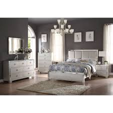 Lousiville's premier overstock furniture & mattress retailer. Shop Acme Furniture Voeville Ii 4 Piece Bedroom Set Matt Gold Pu Layjao