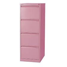 Filing cabinets have become an essential part of every home and office. 4 Drawer Steel Filing Cabinet Flush Front Pink Bisley Bs4e 1643 Br4 Hunt Office Uk