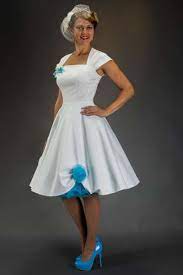 Check spelling or type a new query. Rockabilly Kleid Hochzeit Weiss Turkis Petticoatshop