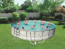 Outdoor Swimming Pool 20 Ft X 48 Inch Large Summer Fun Water Play W Filter Pump Bestway Outdoorswimmingpool 20ftx Swimming Pools Pool Outdoor Swimming Pool