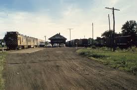 Train Depot Albia Iowa Usa 1956 Albia Moravia St Louis