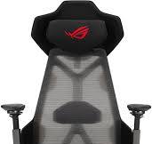 ‫كرسي الألعاب Asus SL400 ROG Destrier Ergo، أقصى حمولة 150 كجم، 3D مع مسند  ذراع يدور بالكامل 360 درجة، نطاق إمالة 90 - 135، رفع غازي من الفئة 4، عجلات‬‎