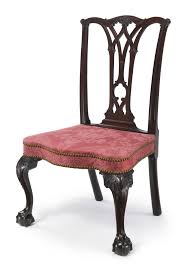 A Very Fine And Rare Chippendale Carved Mahogany Side Chair Only 98 000 Usd Chippendale Chairs Dining Chairs Chair