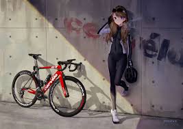 Bicycle drawing stock illustration stock photography, bike, blue bicycle illustration png clipart. Bike Anime Wallpapers Wallpaper Cave