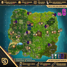 This is great news for those who have completed all the others and need something. Week 6 Challenges Cheat Sheet Guide Map Fortnite Battle Royale 6 7