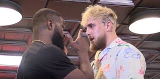 Watch things heat up between jake paul and tyron woodley at la press conference and face off the loser now has to get an i love you tattoo of the winner's name. Jake Paul Comments On Tyron Woodley Blow Up At Face Offs