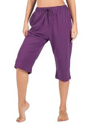 1 2 Pcs Women Pyjama Bottoms 100 Cotton Casual Capri Pants Lounge Pants With Pockets Buy Online In Antigua And Barbuda At Antigua Desertcart Com Productid 70703538