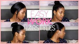 This is where one stops relaxing the new hair growth and allows her hair to just grow naturally. 5 Easy Work Hairstyles For Medium Relaxed Hair Working Woman Youtube