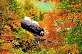 只見線sl紅葉号 by むー太郎 id 2886648 写真共有サイト photohito 風景 絶景 紅葉 風景
