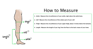 How To Measure For Compression Socks And Stockings Compression Socks Measurements Compression