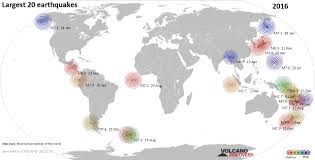 1 earthquake in the past 7 days. List Maps And Statistics Of The 20 Largest Earthquakes In 2016 Volcanodiscovery