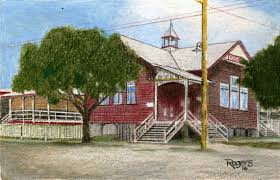 The Original Southport Post And Telegraph Office I Drew This From A Copyright Expired Photograph Showing The Old Old Post Office Framed Artwork Gold Coast