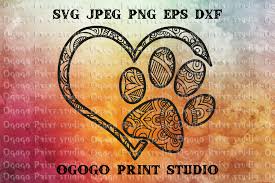 Free Free Dog Paw Mandala Svg Free 671 SVG PNG EPS DXF File
