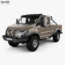 Pin On Gaz Truck 3d Models