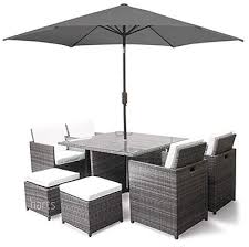 Black garden dining set with parasol diapers vs honest. The Best Garden Furniture This Summer November 2020 Updated Review Shetland S Garden Tool Box