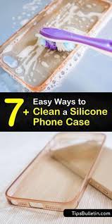 From there, use a little warm water with just a little bit of dish soap. 7 Easy Ways To Clean A Silicone Phone Case