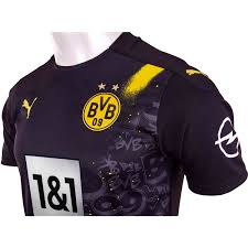 Puma have just dropped off borussia dortmund's cold new away kit for the 2020/21 season, with a new design inspired by dortmund's strong street art and fan culture. 2020 21 Puma Borussia Dortmund Away Jersey Soccerpro