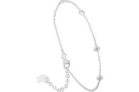 Idéal pour embellir vos chevilles durant l'été, la chaîne de cheville argent ou plaqué or fera tout son effet. Chaine Cheville Argent 925 Brillants 2 1g Clio Blue Bijoux