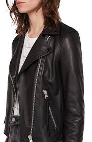 Allsaints Dalby Leather Biker Jacket Nordstrom In 2020 Biker Jacket Leather Biker Jacket Leather Jacket Black