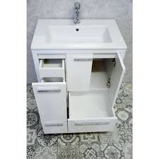 Each of these beautiful vanities possesses its own unique and distinctive character, enabling it to embellish the unique theme of your bathroom! Alliance 28 White Bathroom Vanity Left The Vanity Sale