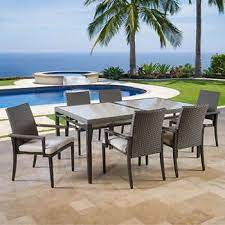 Vistano 7 Piece Dining Set Outdoor Furniture Sets Outdoor Furniture Luxury Outdoor Furniture