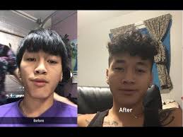 Straight Hair To Curly Hair Men S Perm Before And After Youtube Curly Hair Styles Perm Hair Men Permed Hairstyles
