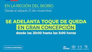 Todas las noticias, fotos y vídeos sobre el toque de queda y su aplicación en el conjunto de españa o en alguna de sus comunidades autónomas. Gobierno Decide Ampliar El Toque De Queda En Casi Toda La Provincia De Concepcion