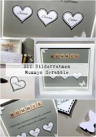 Diy Mummys Bilderrahmen Mit Scrabble Buchstaben Einfach Selbermachen Geschenkideen Geschenke Bilderrahmen