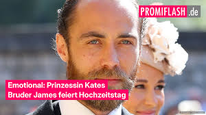 Emotional: Prinzessin Kates Bruder James feiert Hochzeitstag