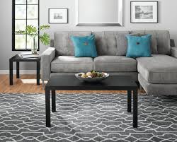 Mainstays Parsons Square End Table Multiple Colors Walmart Com Rectangular Coffee Table End Tables Home Decor