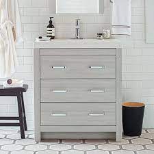 199 30 Inch Woodbrook Sky Elm Bathroom Vanity Decor Farmhouse Furniture Diy Modern Small Bathrooms