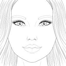 Free printable smiley face coloring pages. Pin By Color Therapy On Raskraski Coloring Book Art People Coloring Pages Face Outline Drawing