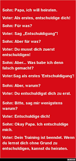 Sie tragen gut zur allgemeinen unterhaltung bei. Papa Ich Will Heiraten Witzige Spruche Wirklich Lustig Echt Witzig