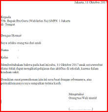 Seorang karyawan atau anak sekolah ataupun lainya, jika mau izin tidak bisa hadir pasti kebanyakan 1.26 contoh surat izin tidak masuk sekolah karena pergi (bepergian) bersama keluarga. Contoh Surat Izin Sekolah Sd Kelas 1