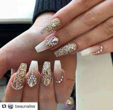 Birthday nails can also replicate your birthday decorations. Birthday Nails 21st Glitter 53 Ideas Birthday Nails 21st Birthday Nails Gold Nails Prom