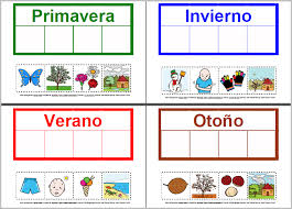 Materiales Las Estaciones Del Ano Conjunto De Actividades Sobre Las Estaciones Del Ano Estaciones Del Ano Estacionamiento Recursos De Ensenanza De Espanol