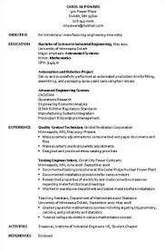 Your mechanical engineer resume format and template should project the professional image you want recruiters and hr personnel to notice. Industrial Engineer Cv Doc June 2021